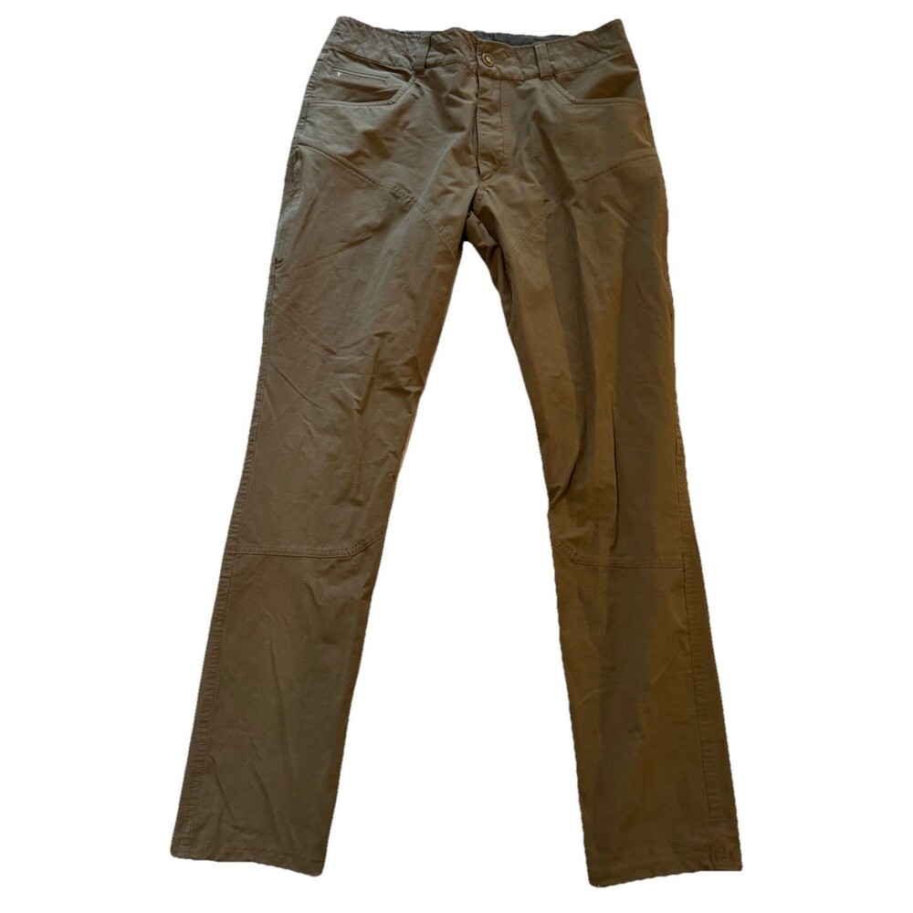 KUHL Resistor Rock Pants Mens 34x34 (35x32.5) Brown Stretch Hiking